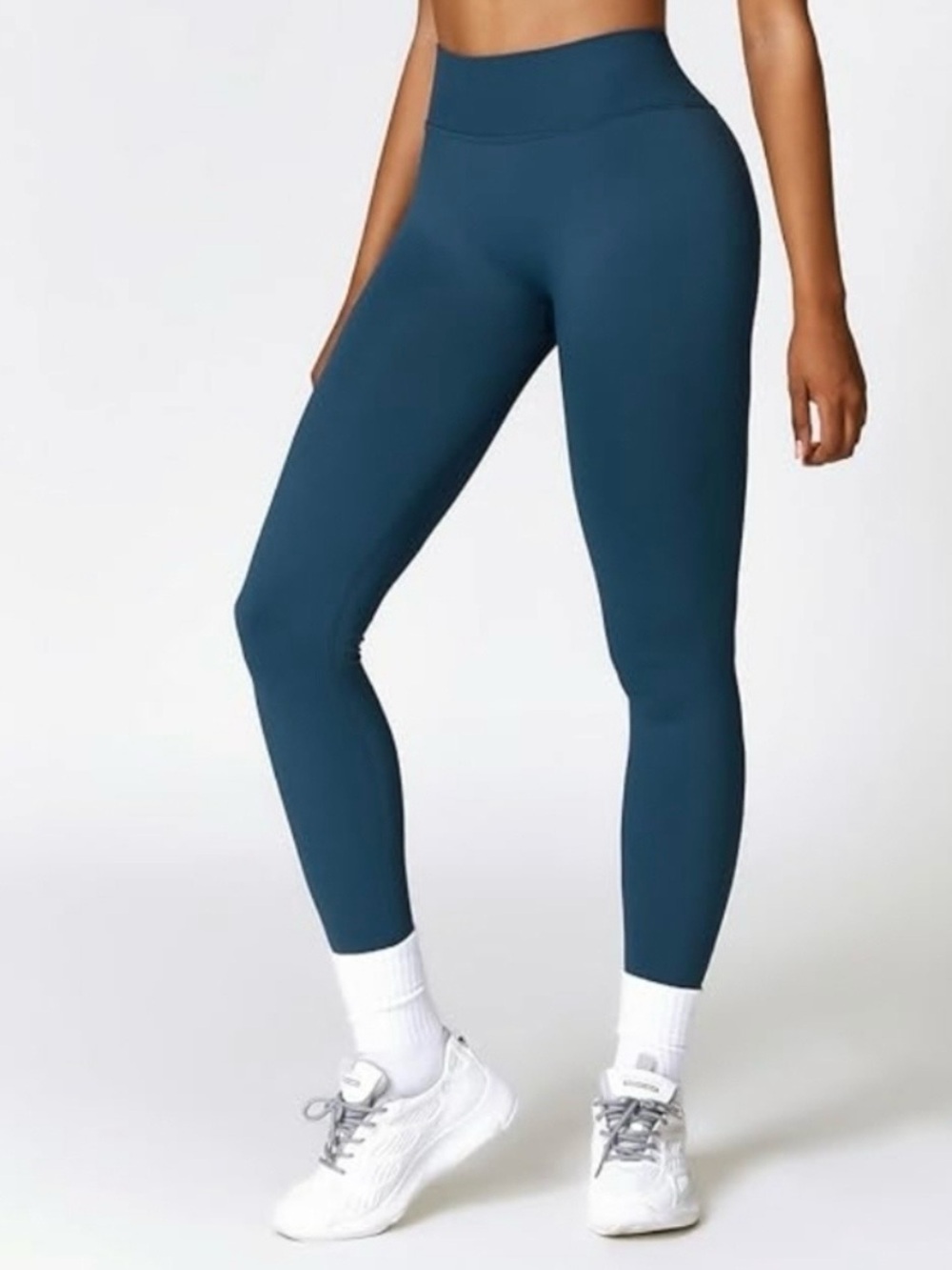 SET Active High-Waist Leggings Teal Blue Leggings - Small